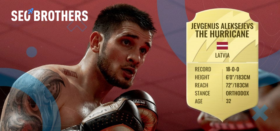 Jevgenijs 'The Hurricane' Aleksejevs. Profile and record